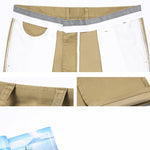 Men’s Thin Cotton Stretch Trousers | Loose Straight Mid-Waist Business Pants | Lorrid® UK
